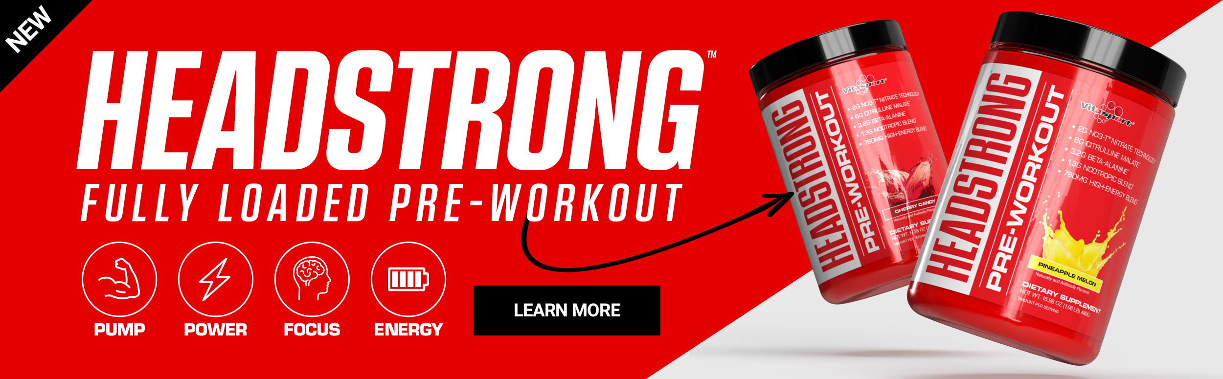 Vitasport Headstrong - Fully Loaded Pre-workout - Click to learn more